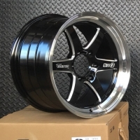 D1S 18inch 6h139.7 สีดำขอบเงา สำหรับรถกระบะแต่ง ราคาพิเศษเพียงวงละ 5500 บาท