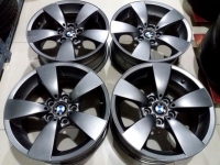 7500/4วง ล้อแท้ BMW 17 นิ้ว 5 ก้านสีพิเศษ Matt Grey กว้าง 7.5 ET20 ใส่ ได้ทุกรุ่นของ BMw ไม่มีซ่อมคด