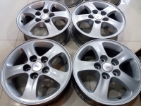 4500/4วงล้อแท้ 15นิ้ว 5ก้านหนา 5รู114 กว้าง 6 นิ้ว ET 46 ใส่โตต้า ฮอนด้า มิตซู ตจว จัดส่งได้ครับ