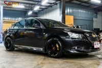 IFG-28 18inch 5h114.3 ใหม่ล้อแม็กซ์แนวเรียบหรู สีดำเงา พร้อมยางชุดละ 32000 บาท